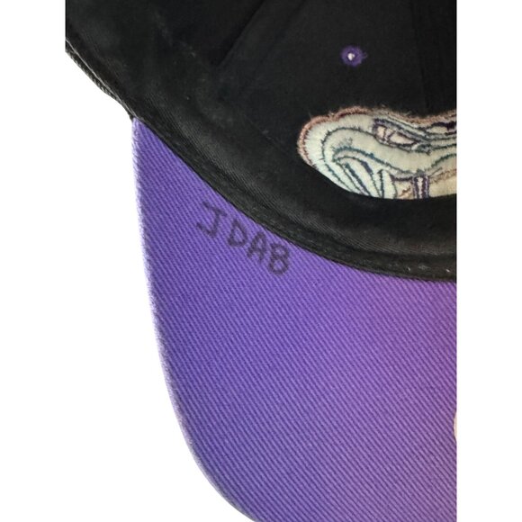 Arizona Diamondbacks Baseball Cap Unisex OSFA Black Purple Snake Logo Cotton Gen - Picture 9 of 10
